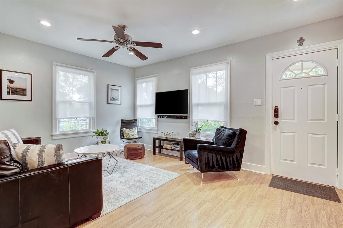 Bathroom at 5204 Huisache St Unit #1 - 3 bed 2 bath home