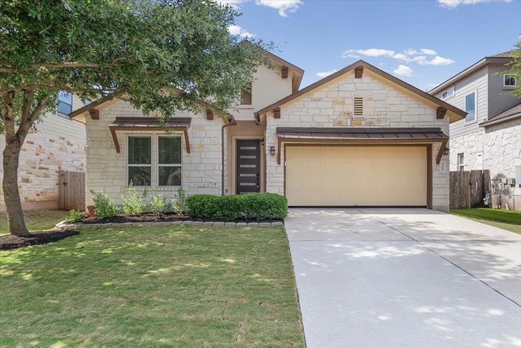 View 5205 Allamanda in Greyrock Ridge Ph 1 5205 Allamanda - front exterior - Luxury home in Greyrock Ridge Ph 1, Austin, TX