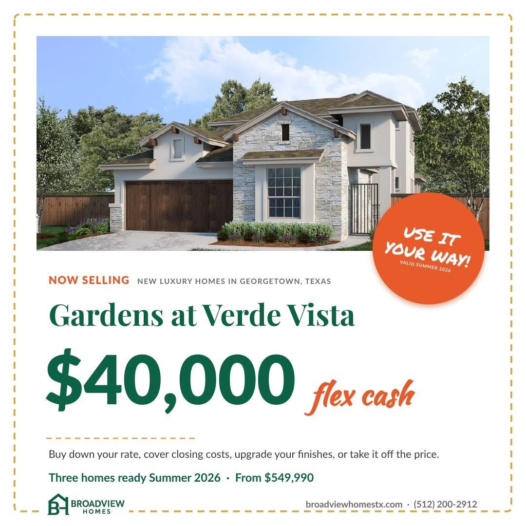 View 521 Clubhouse DR Unit #G in Gardens/Verde Vista 521 Clubhouse DR Unit #G - front exterior - Luxury home in Gardens/Verde Vista, Georgetown, TX