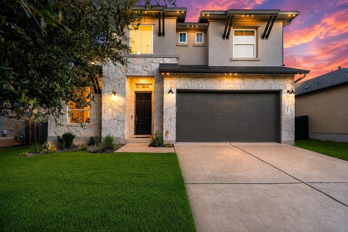 View 5213 Mandevilla DR in Circle C Ranch at Greyrock Ridge Phase 3 5213 Mandevilla DR - front exterior - Luxury home in Circle C Ranch at Greyrock Ridge Phase 3, Austin, TX
