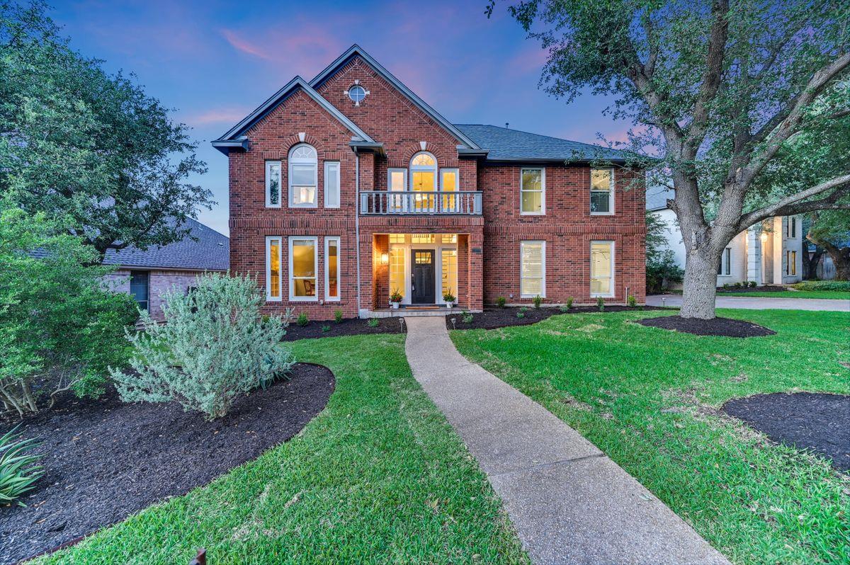 5217 China Garden Dr - front exterior - Luxury home in River Place Sec 06, Austin, TX