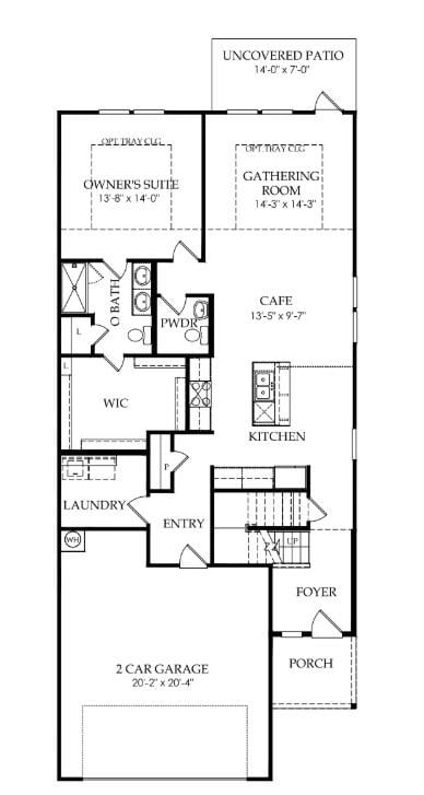Kitchen at 5218 Monarda Mint Dr - 4 bed 2 bath home