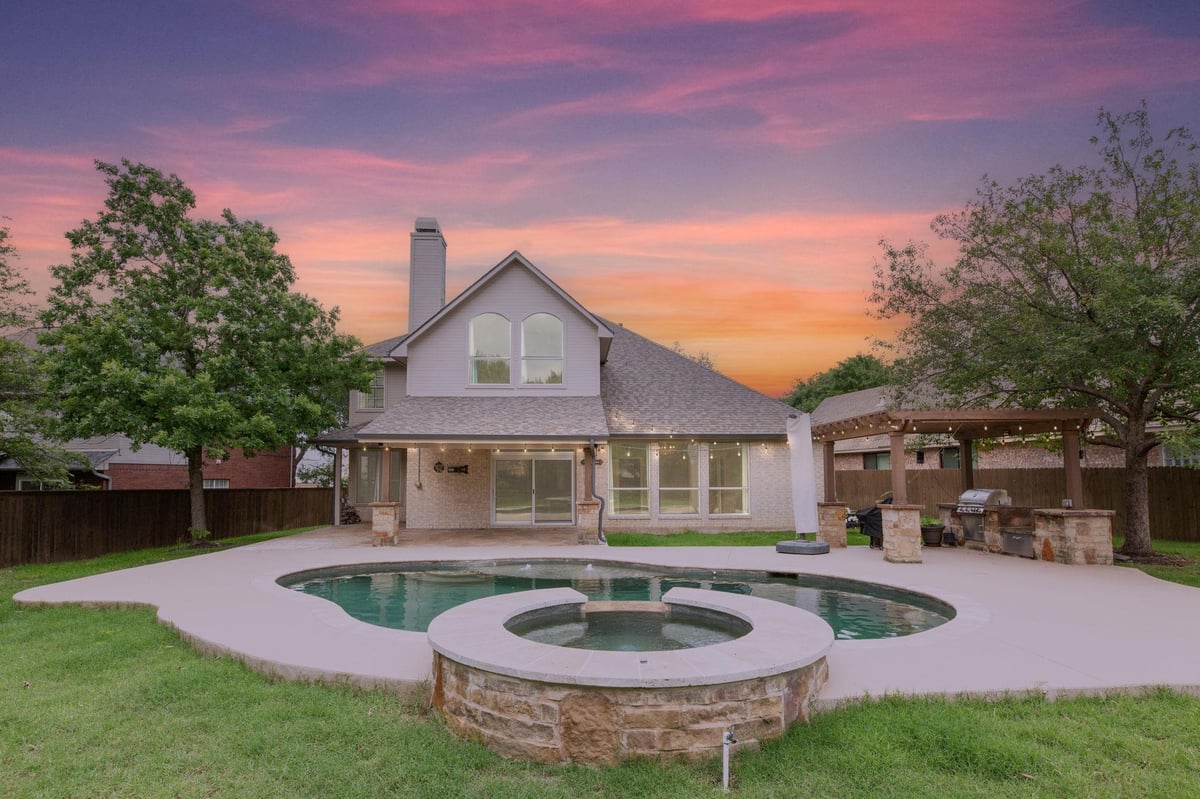 5224 China Garden Dr - front exterior - Luxury home in River Place Sec 06, Austin, TX