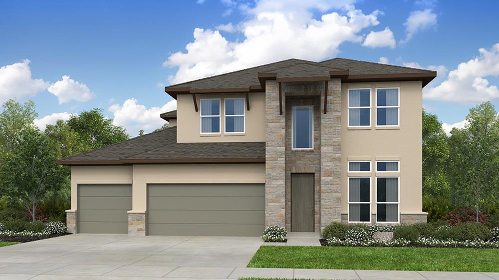 5228 La Spezia WAY - front exterior - Luxury home in Travisso, Leander, TX