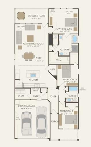 Kitchen at 526 Rubber Tree Way - 3 bed 2 bath home
