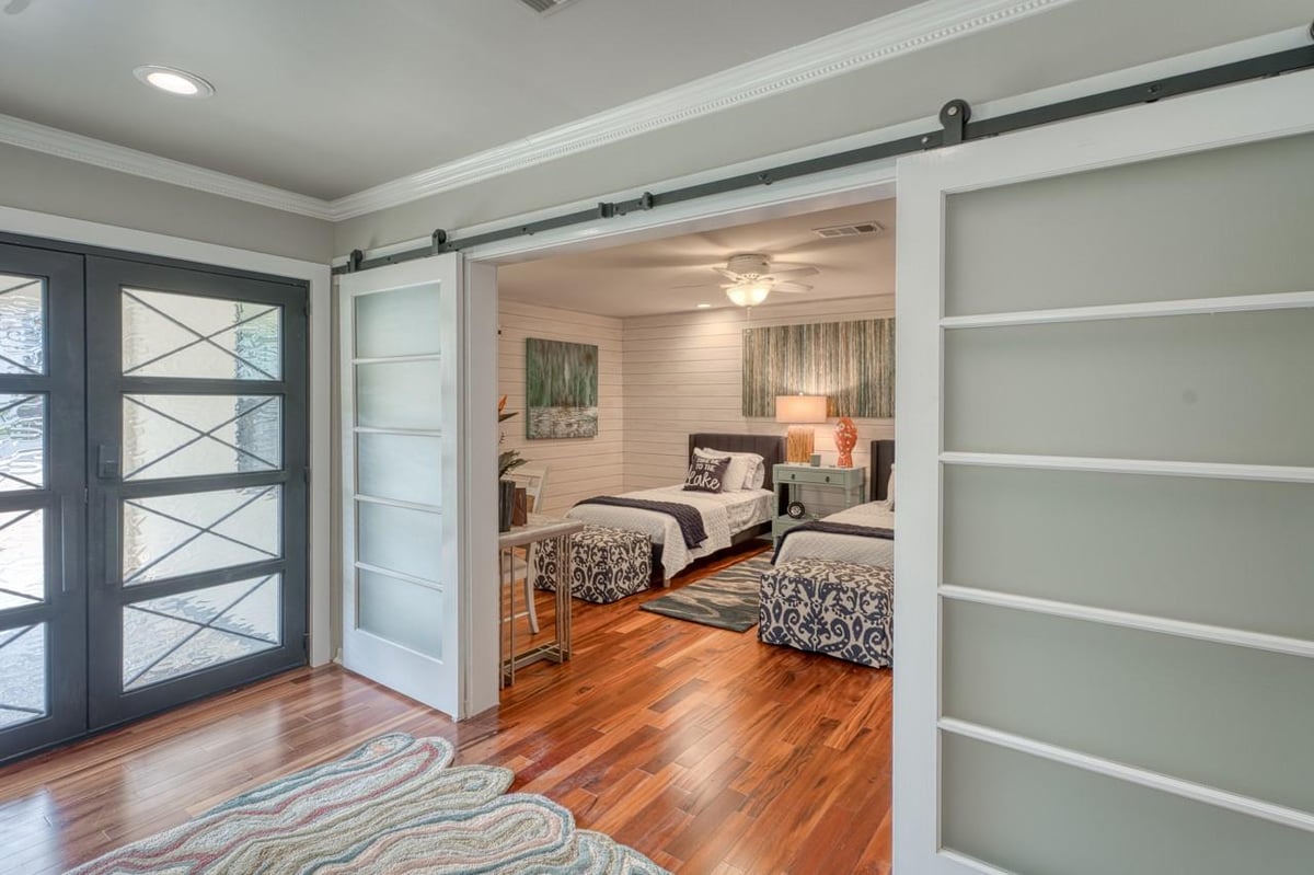 Primary bedroom at 528 Lighthouse Dr Unit #6 - 3 bed 3 bath home