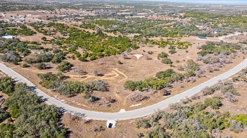 Primary bedroom at 529 Skyline Dr - The 1623 Divide, Blanco, TX