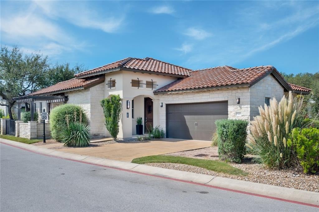 5300 Patagonia Pass - front exterior - Luxury home in Canyonside/Falconhead West, Austin, TX