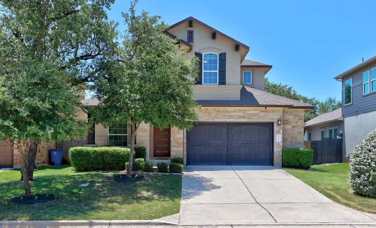 View 5305 Mandevilla DR in Greyrock Ridge 5305 Mandevilla DR - front exterior - Luxury home in Greyrock Ridge, Austin, TX