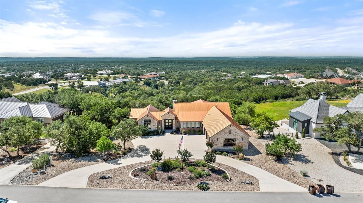 View 531 Copper CRST in Copper Ridge Ph 5 531 Copper CRST - front exterior - Luxury home in Copper Ridge Ph 5, New Braunfels, TX