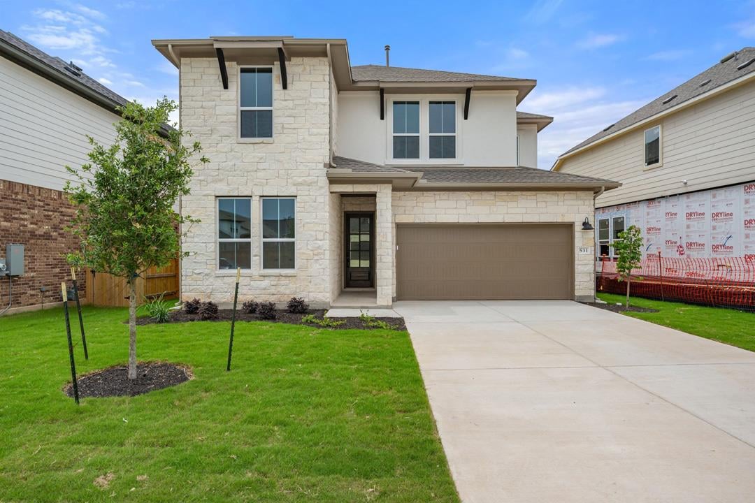 View 531 Darley Oak Drive in Heritage 531 Darley Oak Drive - front exterior - Luxury home in Heritage, Dripping Springs, TX