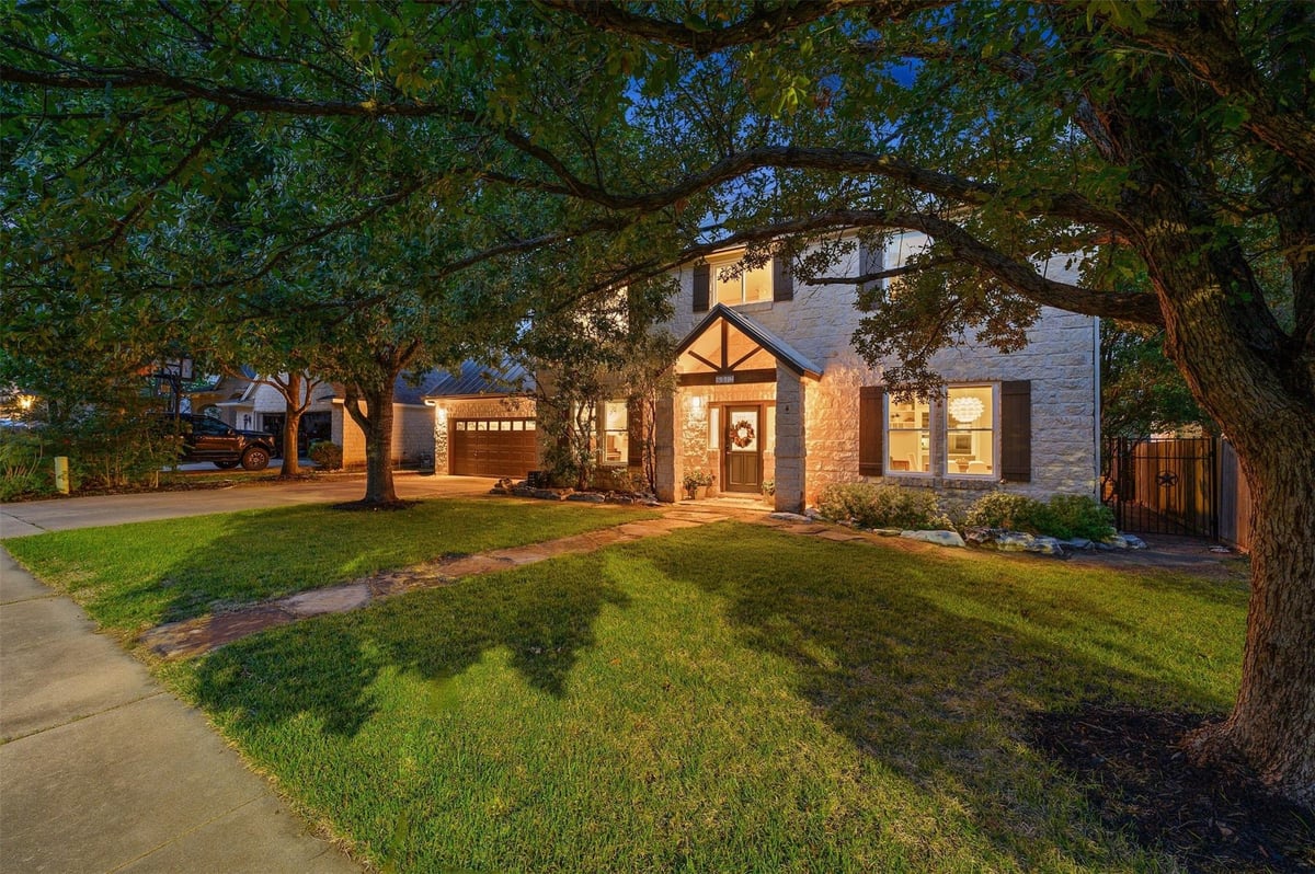 View 5312 Magdelena DR in Lost Creek At Gaines Ranch Rep 5312 Magdelena DR - front exterior - Luxury home in Lost Creek At Gaines Ranch Rep, Austin, TX