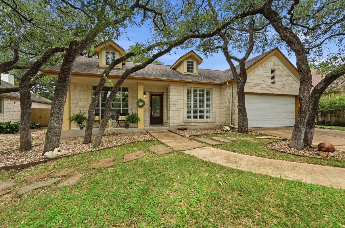 View 5313 Moon Shadow DR in Travis Country 5313 Moon Shadow DR - front exterior - Luxury home in Travis Country, Austin, TX