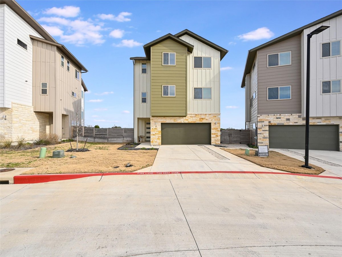 View 5315 La Crosse Ave Unit #14 in Cove Circle C 5315 La Crosse Ave Unit #14 - front exterior - Luxury home in Cove Circle C, Austin, TX