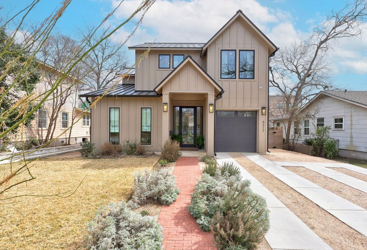 View 5317 McCandless ST in Skyland 5317 McCandless ST - front exterior - Luxury home in Skyland, Austin, TX