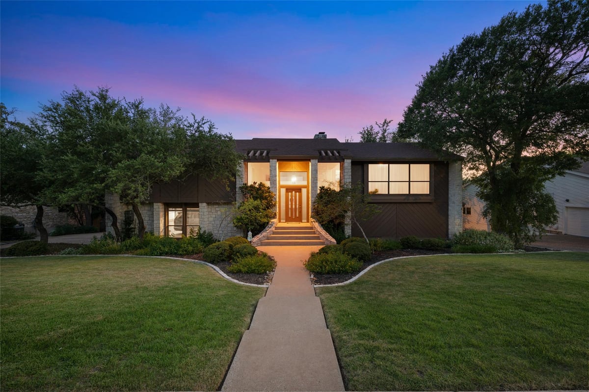 View 5319 Musket RDG in Great Hills 8-A 5319 Musket RDG - front exterior - Luxury home in Great Hills 8-A, Austin, TX