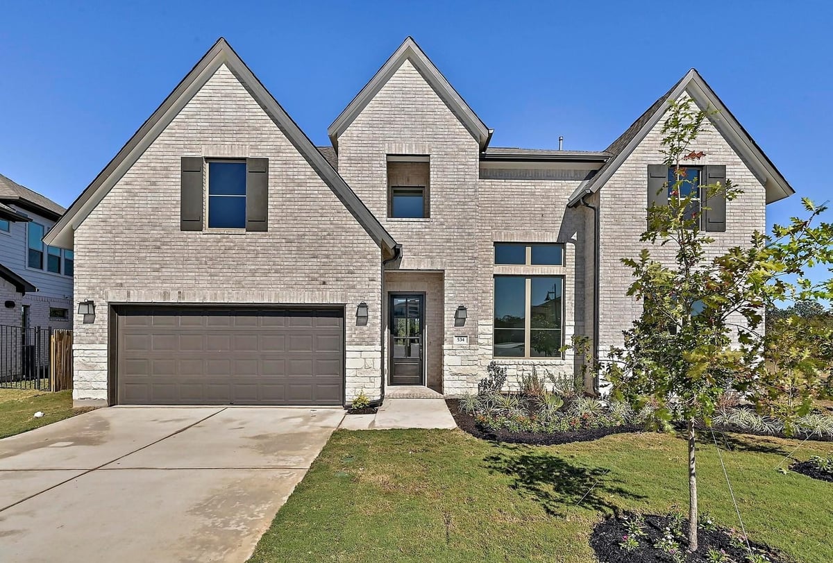 View 534 Tonada Cv in Santa Rita Ranch 534 Tonada Cv - front exterior - Luxury home in Santa Rita Ranch, Liberty Hill, TX
