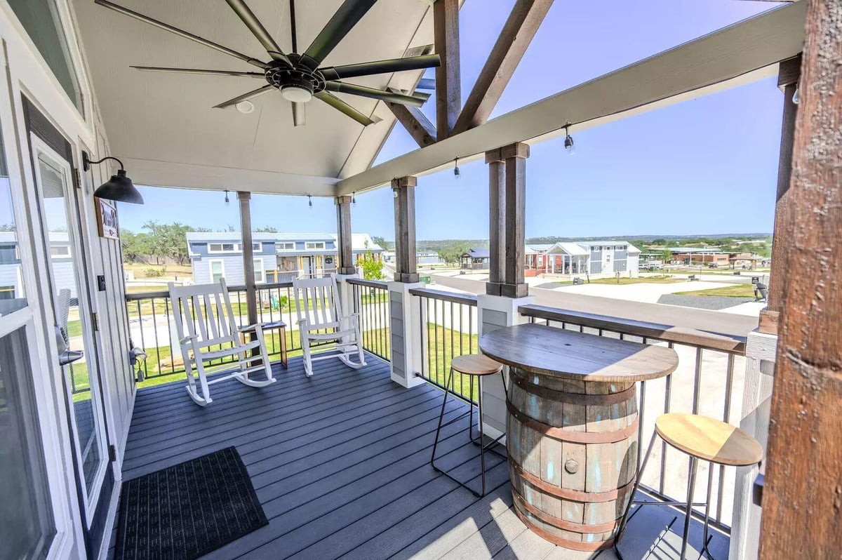 Primary bedroom at 5386 Ranch Road 1376 Unit #79 - 2 bed 1 bath home