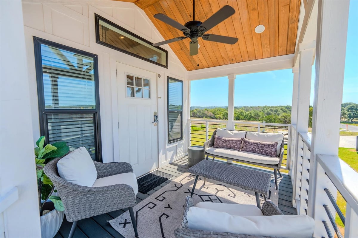 Primary bedroom at 5386 Ranch Road 1376 Unit #88 - 2 bed 1 bath home