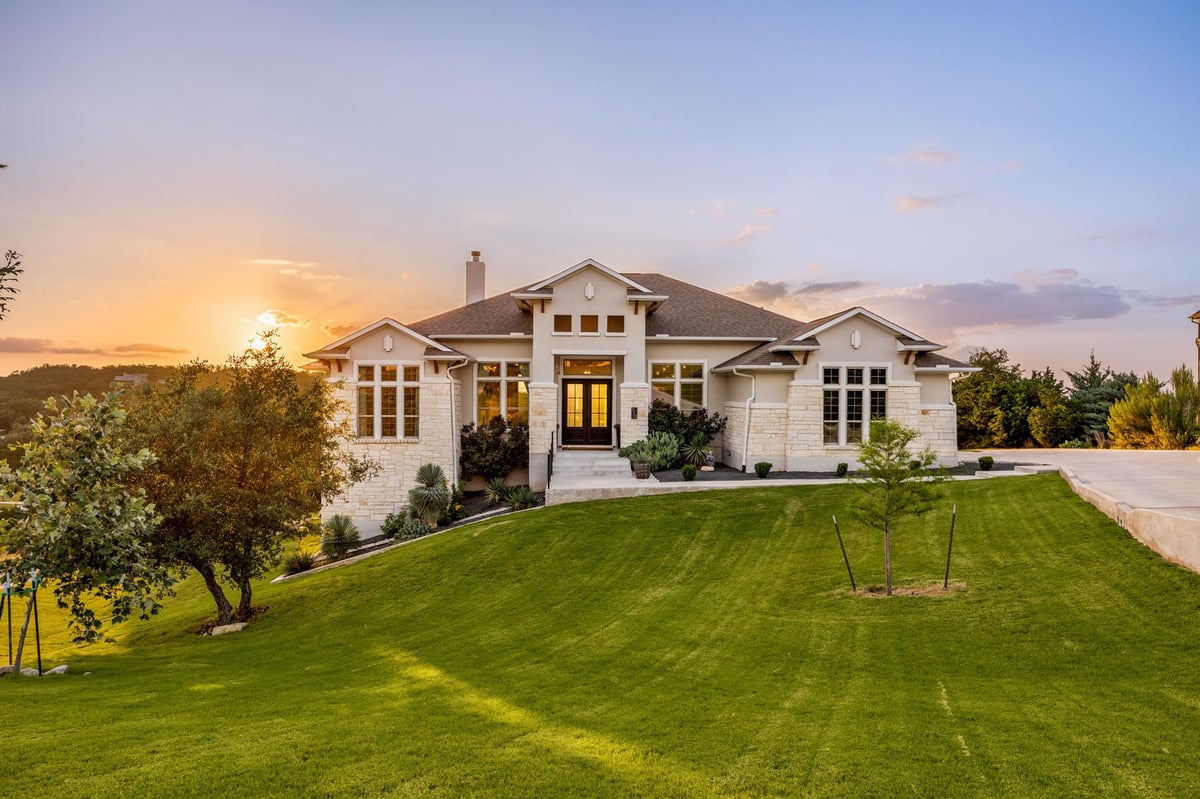 540 Big Brown DR - front exterior - Luxury home in Saratoga Hills, Austin, TX