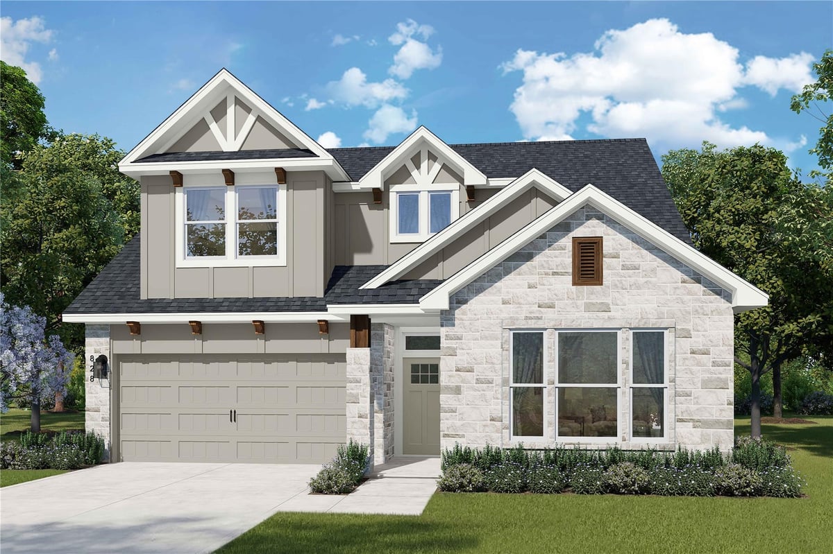 540 Gus LOOP - front exterior - Luxury home in Rancho San Gabriel Ph 1, Georgetown, TX