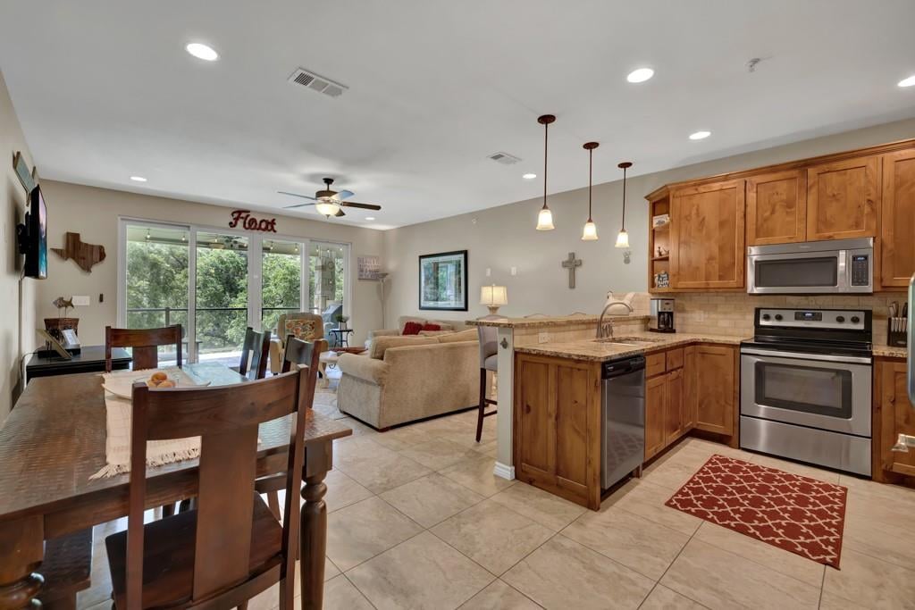 Kitchen at 540 River Run Unit #305 - 2 bed 2 bath home