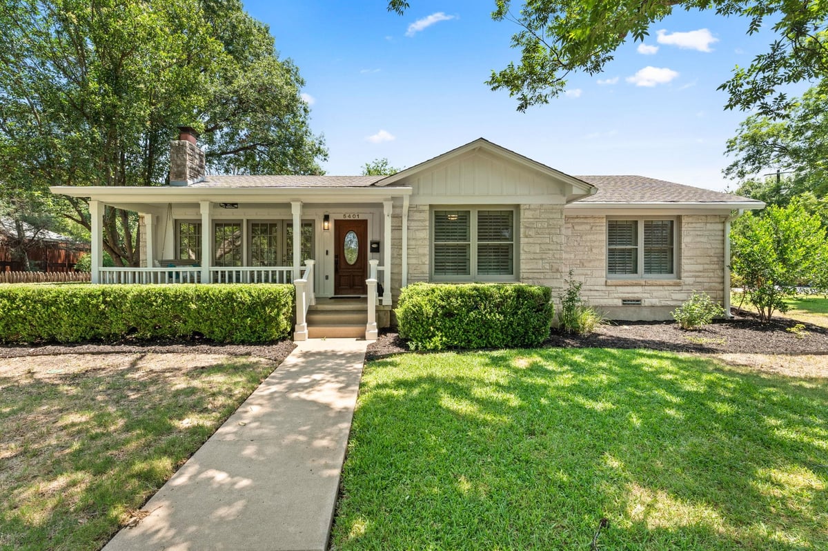 View 5401 Shoal Creek Blvd in Shoalmont Add 5401 Shoal Creek Blvd - front exterior - Luxury home in Shoalmont Add, Austin, TX