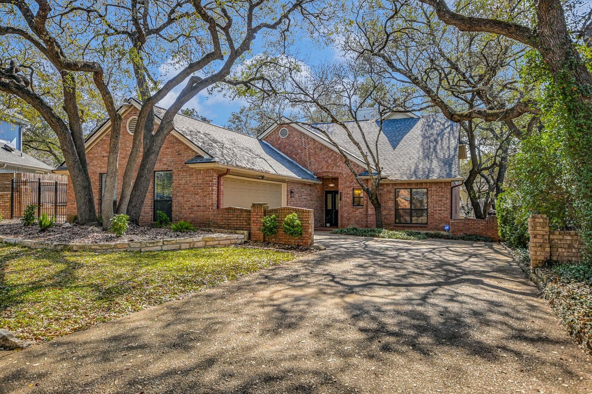 View 5402 Odessa Ln in Mount Bonnell Shores Sec 02 5402 Odessa Ln - front exterior - Luxury home in Mount Bonnell Shores Sec 02, Austin, TX