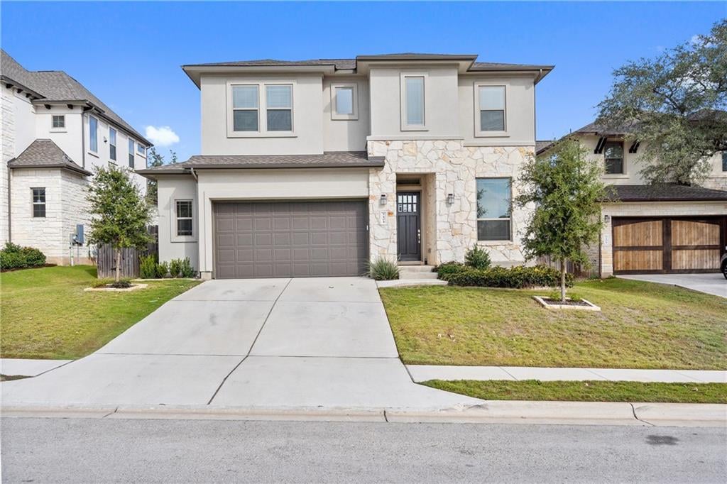 View 5404 Pincushion Daisy Dr in Greyrock Ridge Ph 1 5404 Pincushion Daisy Dr - front exterior - Luxury home in Greyrock Ridge Ph 1, Austin, TX