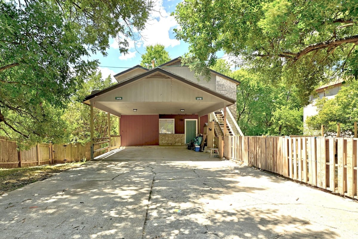 View 5411 Spring Meadow Rd in Williamson Creek Sec 01-A 5411 Spring Meadow Rd - front exterior - Luxury home in Williamson Creek Sec 01-A, Austin, TX
