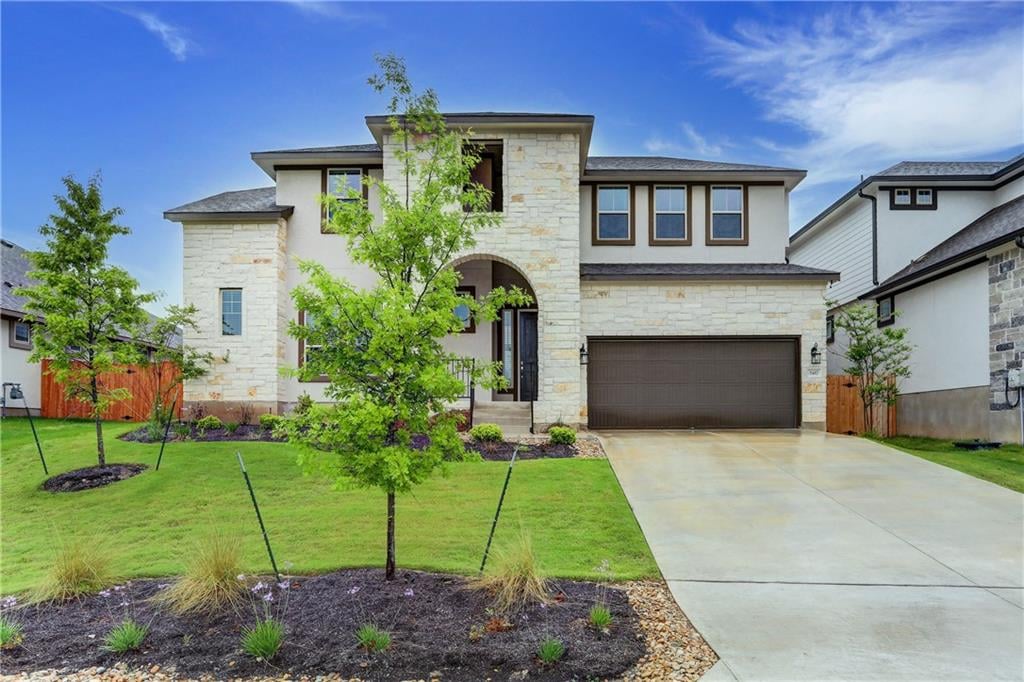 View 5417 Flowing Brook Cv in Sweetwater Ranch 5417 Flowing Brook Cv - front exterior - Luxury home in Sweetwater Ranch, Austin, TX