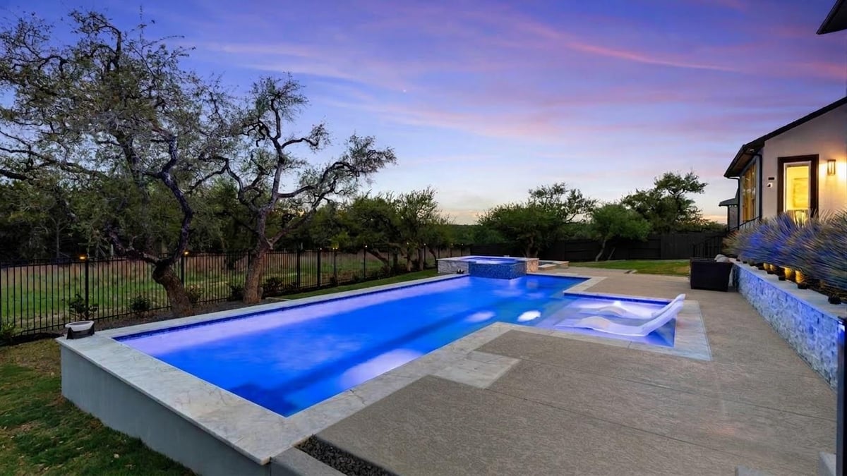 View 546 Bridge Water Loop in Caliterra 546 Bridge Water Loop - front exterior - Luxury home in Caliterra, Dripping Springs, TX