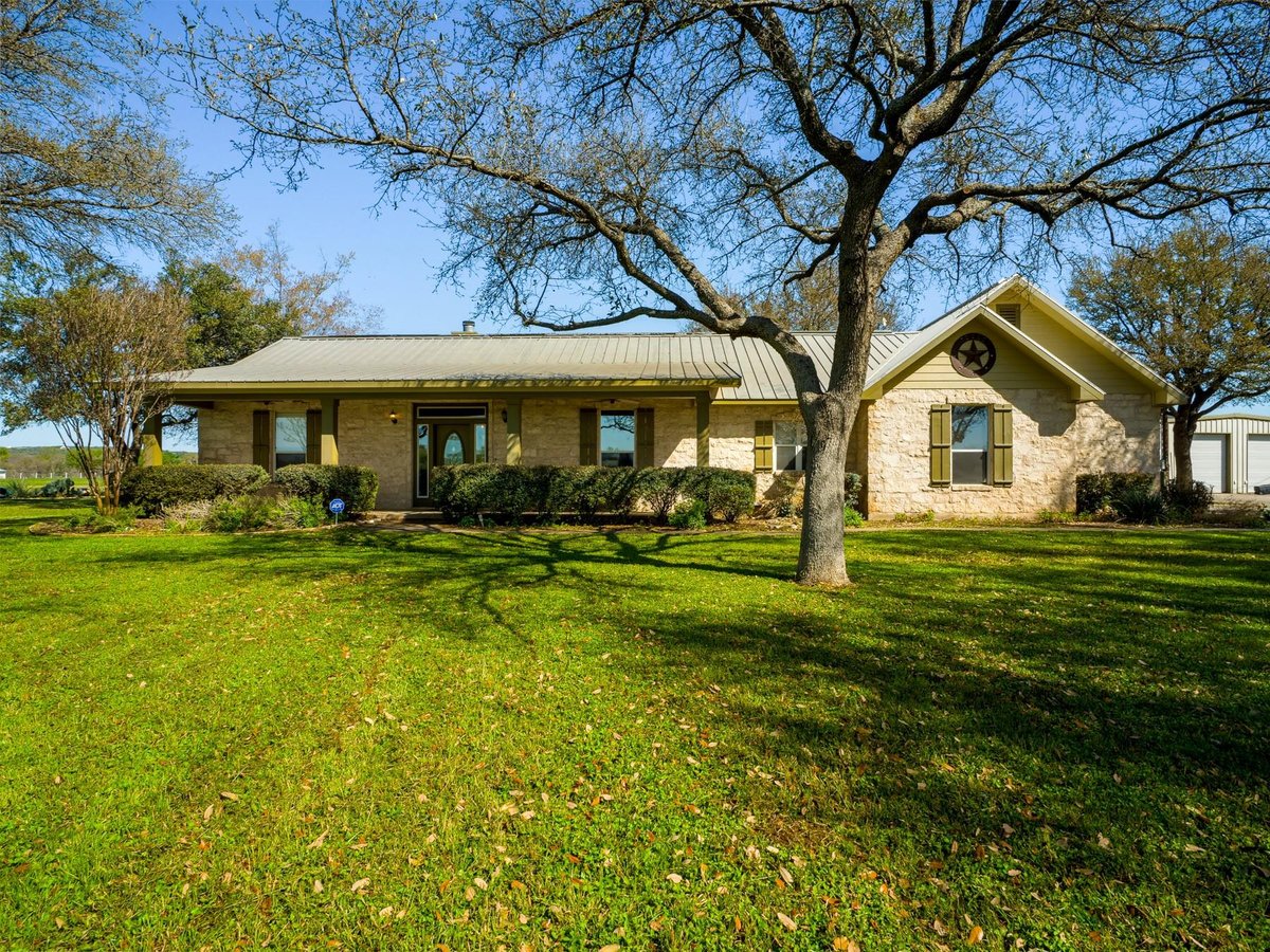 View 550 Timber Ridge Rd in Timber Ridge 550 Timber Ridge Rd - front exterior - Luxury home in Timber Ridge, Marble Falls, TX