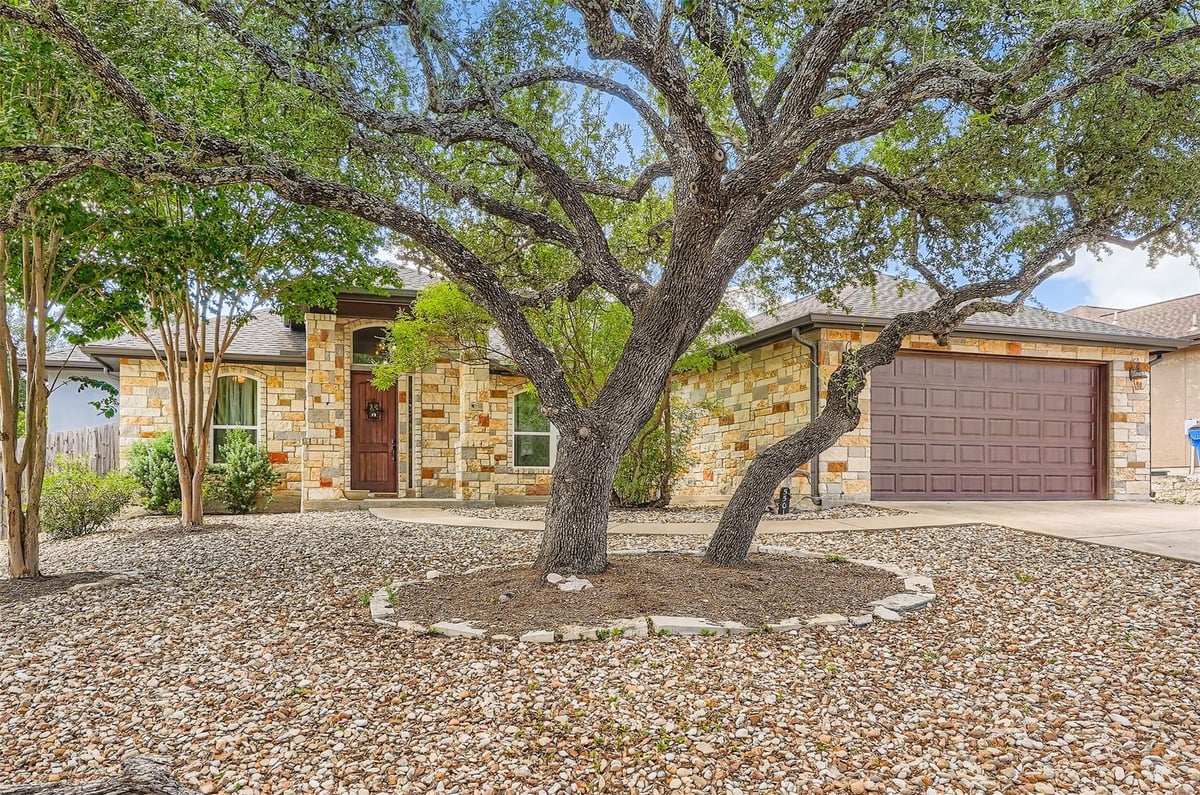 View 5501 Hitching Post in Lago Vista Country Club Estate 5501 Hitching Post - front exterior - Luxury home in Lago Vista Country Club Estate, Lago Vista, TX