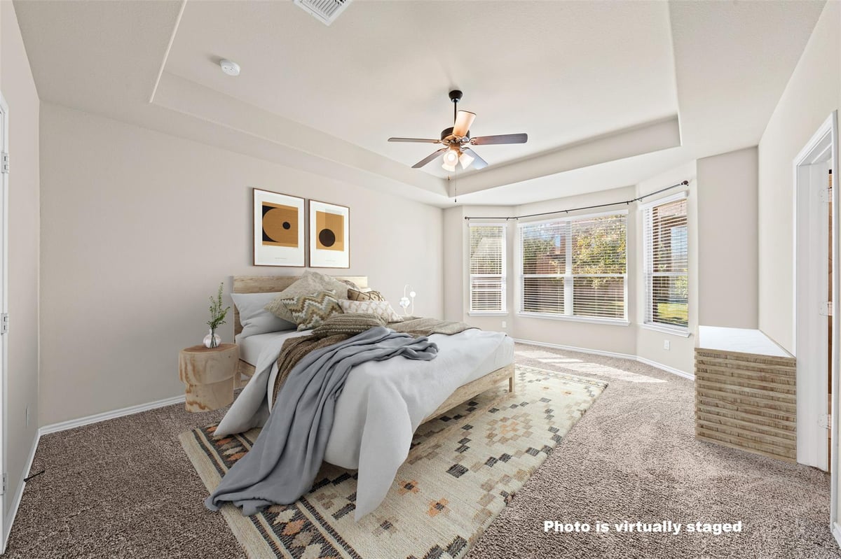 Primary bedroom at 5502 Juno Dr - 3 bed 2 bath home