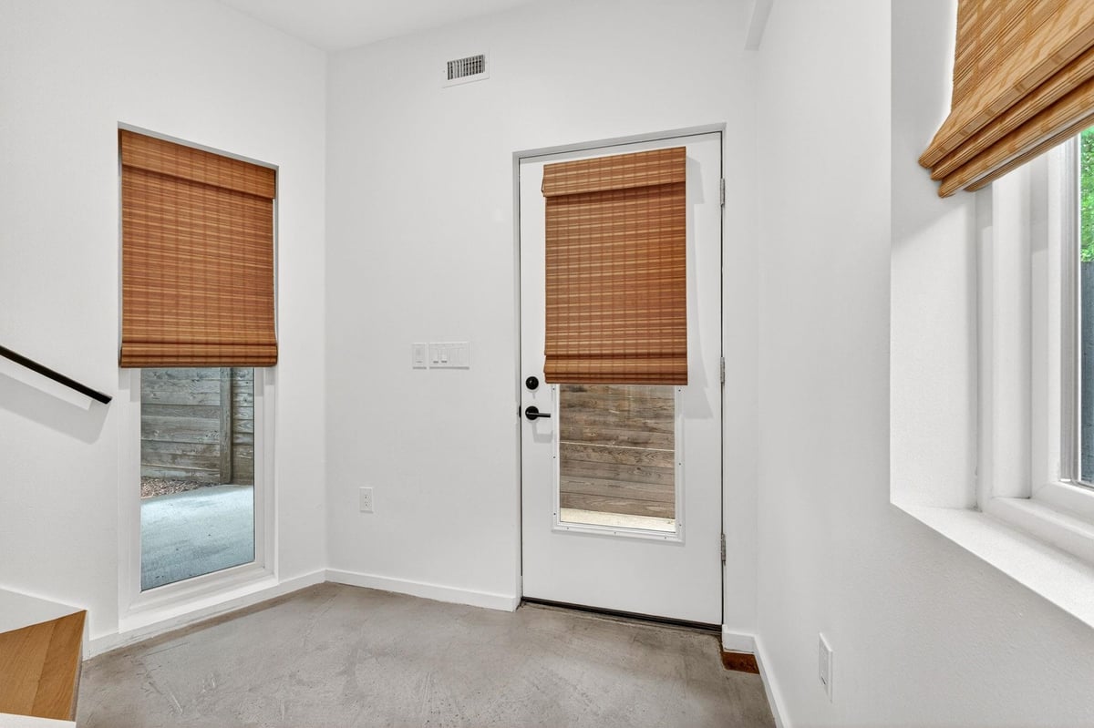 Primary bedroom at 5505 Duval St Unit #B - 2 bed 2 bath home