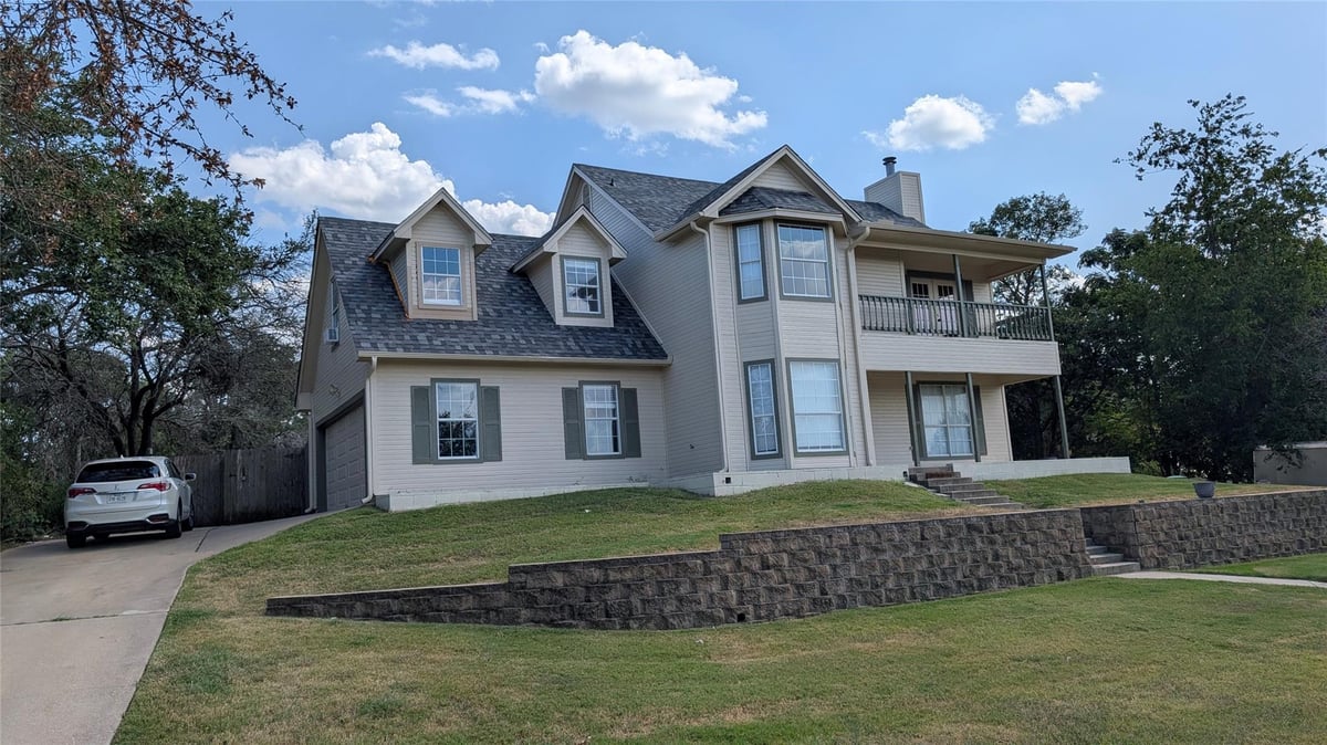 View 5508 Denmans Mountain RD in Denman Twin Mountains 5508 Denmans Mountain RD - front exterior - Luxury home in Denman Twin Mountains, Belton, TX