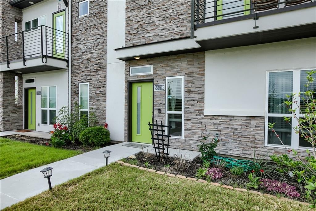 View 5521 Charles Merle Dr Unit #29 in Avi Goodnight Ranch Condos 5521 Charles Merle Dr Unit #29 - front exterior - Luxury home in Avi Goodnight Ranch Condos, Austin, TX