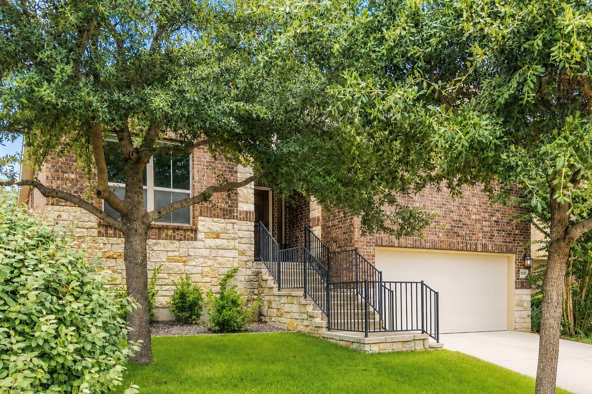 View 5524 Brady Bayou CV in Sweetwater Ranch 5524 Brady Bayou CV - front exterior - Luxury home in Sweetwater Ranch, Austin, TX