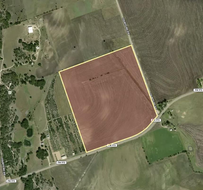 View 5555 Fm-972 in N/A 5555 Fm-972 - aerial view with 5555 Fm-972 in Granger - Luxury home in N/A, Granger, TX