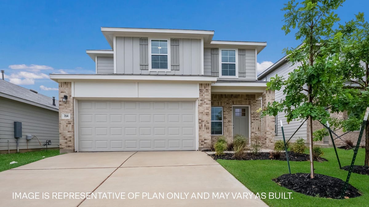 View 560 Glimer LN in Prairie Lakes 560 Glimer LN - front exterior - Luxury home in Prairie Lakes, Buda, TX