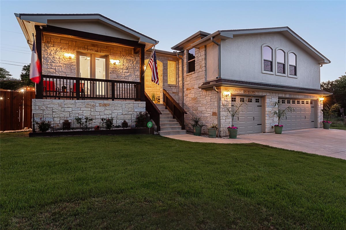 View 5608 Arroyo Rd in Travis Landing 5608 Arroyo Rd - front exterior - Luxury home in Travis Landing, Austin, TX