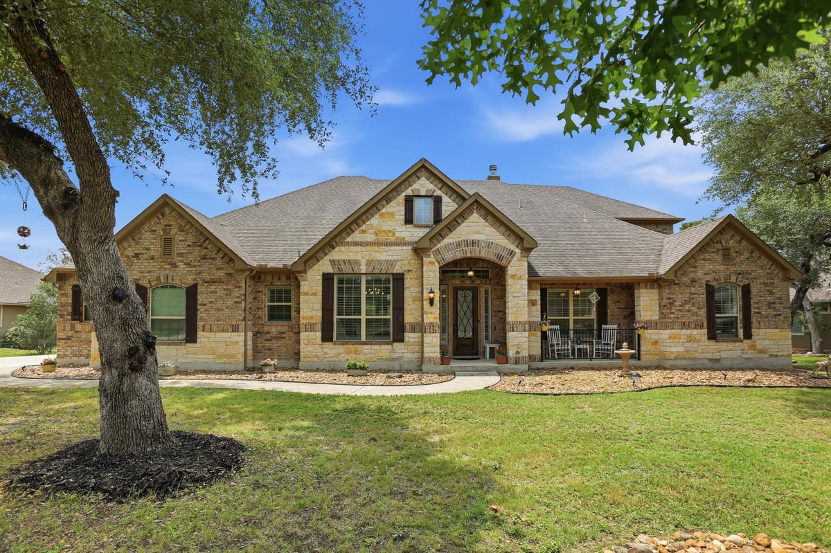 View 563 Solms FRST in Copper Ridge Ph 2B 563 Solms FRST - front exterior - Luxury home in Copper Ridge Ph 2B, New Braunfels, TX