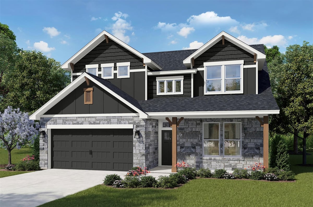 564 Gus LOOP - front exterior - Luxury home in Rancho San Gabriel, Georgetown, TX