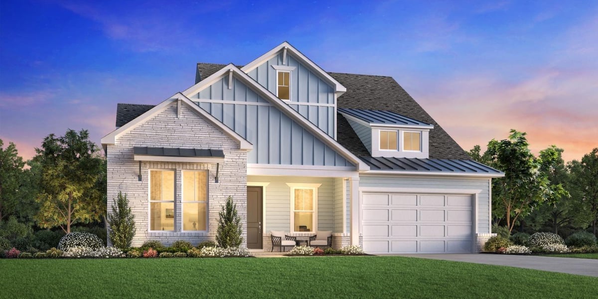 View 566 Iron Willow Loop in Toll Brothers at Headwaters - Preserve Collection 566 Iron Willow Loop - front exterior - Luxury home in Toll Brothers at Headwaters - Preserve Collection, Dripping Spring...