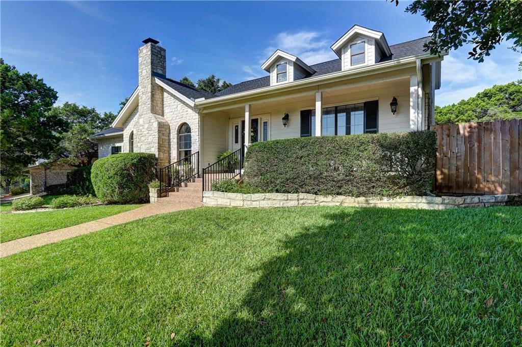View 5677 Rain Creek Pkwy in Great Hills Sec 10 5677 Rain Creek Pkwy - front exterior - Luxury home in Great Hills Sec 10, Austin, TX
