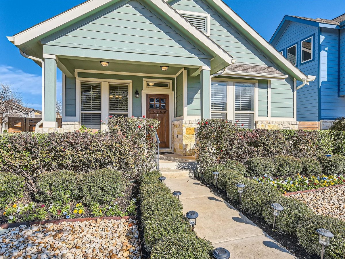 View 5700 Baythorne Dr in Goodnight Ranch 5700 Baythorne Dr - front exterior - Luxury home in Goodnight Ranch, Austin, TX