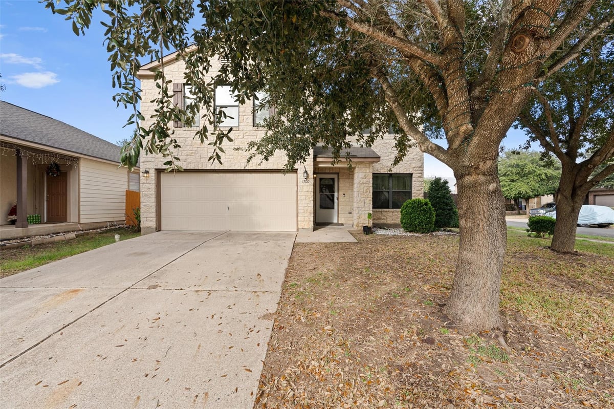 View 5700 Welsh Way in Meadows At Berdoll Ph 1 Sec 2 5700 Welsh Way - front exterior - Luxury home in Meadows At Berdoll Ph 1 Sec 2, Del Valle, TX