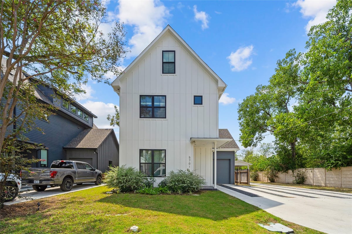 View 5701 Tura Ln Unit #1 in Tura Lane 5701 Tura Ln Unit #1 - front exterior - Luxury home in Tura Lane, Austin, TX