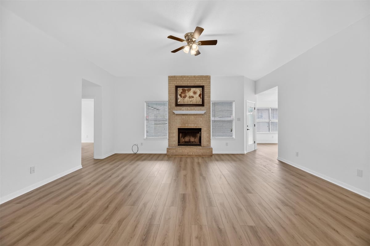 Living area at 5704 Golden Dr - 4 bed 2 bath home
